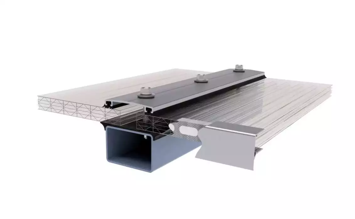 Hliníkový zeleny sklenik profil  