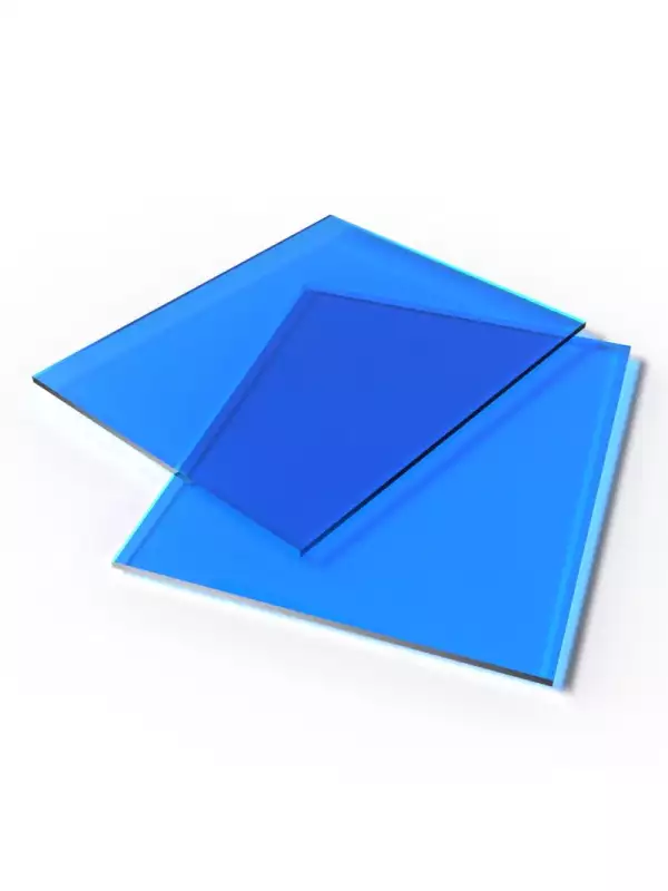 Plný polykarbonát UNAPLAST 2UV (modrá)